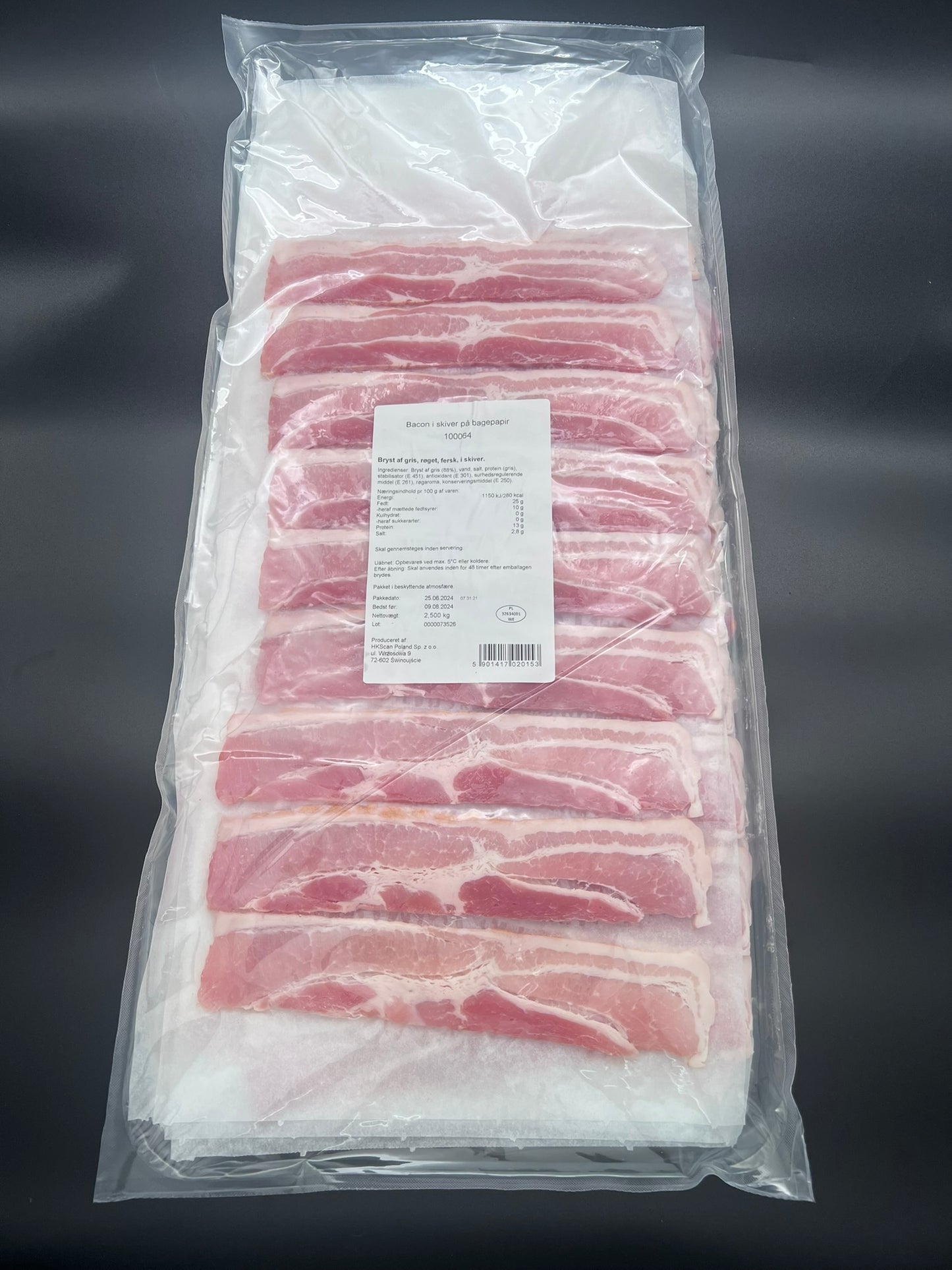 BACON PÅ BAGEPAPIR