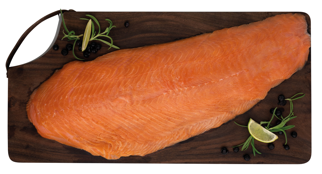 KOLDRØGET LAKS I SKIVER KULINA - Salmon Salar - FROST