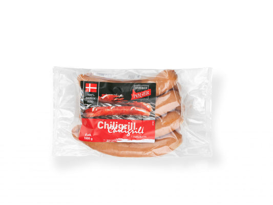 FRANKFURTER 125 G. CHILLI HVIDEBÆK