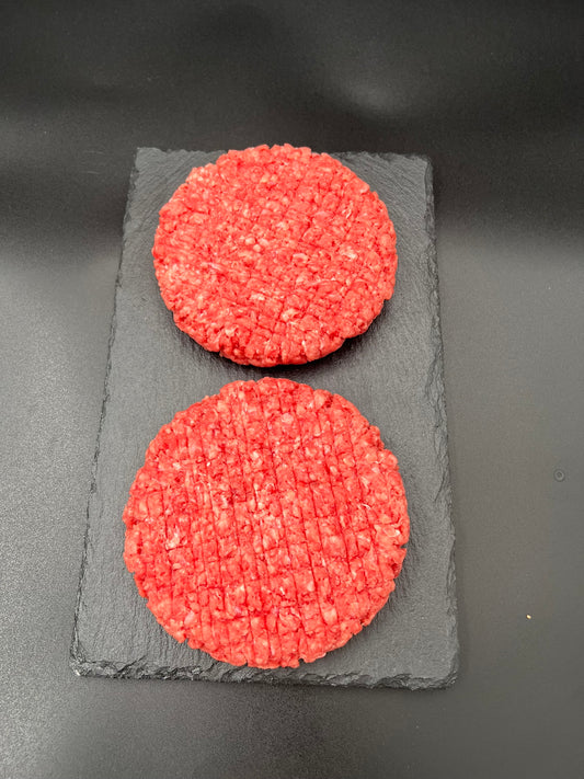 OKSEBURGER 16-20% FEDT 180 g./ 120mm.