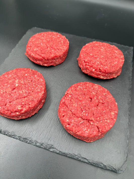 HAKKEBØF 12-16 % FEDT 200 G. 100 mm.